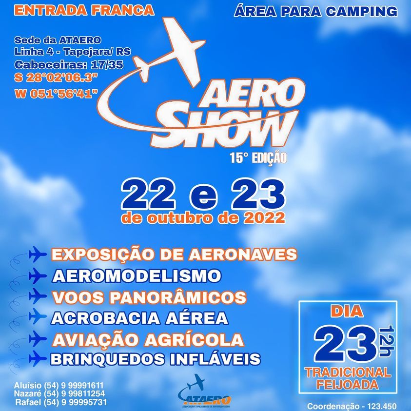 ATAERO - SHOW AÉREO E AEROMODELISMO