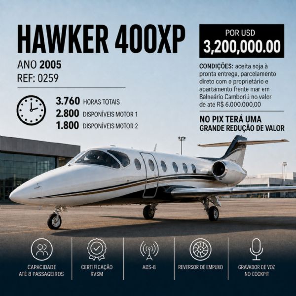 BEECHCRAFT - HAWKER 400XP