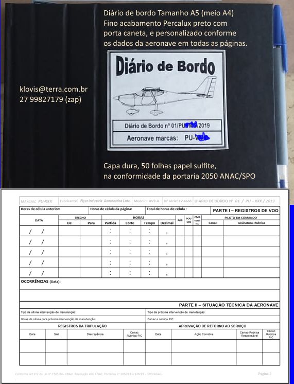 VENDA - DIÁRIO DE BORDO TAMANHO PEQUENO
