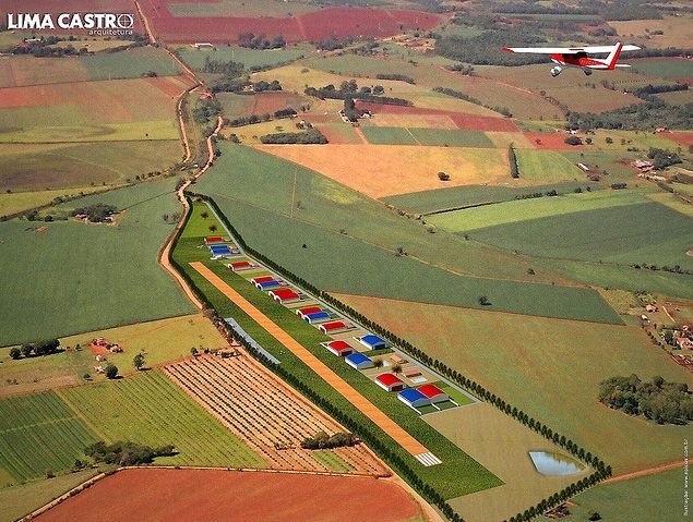 TERRENO EM CLUBE DE VOO COM 1200 M2 - TERRENO