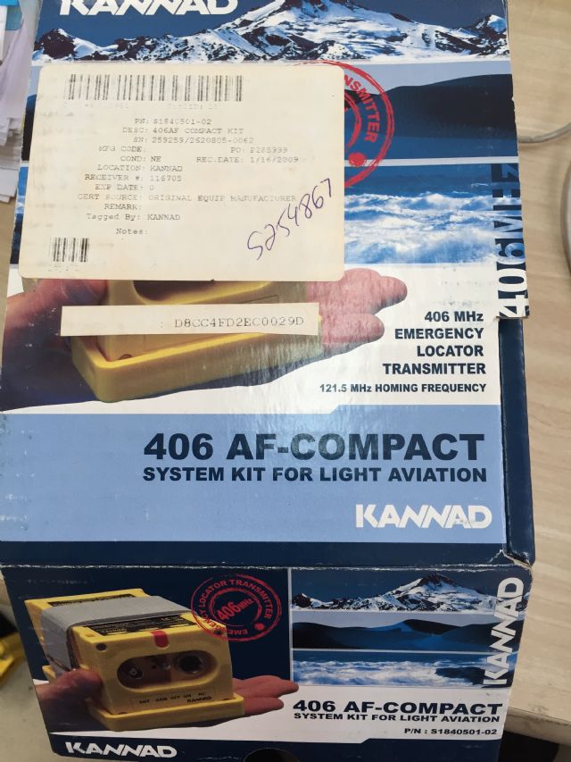 VENDO ELT KANNAD 406 AF-COMPACT KIT - KANNAD