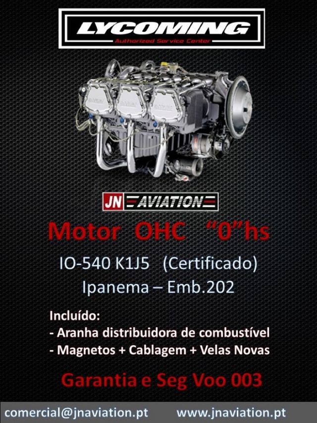 MOTOR LYCOMING 300 HP - LYCOMING IO-540