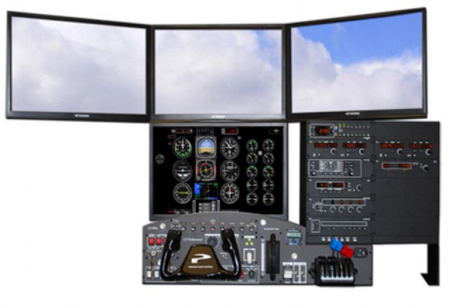 VENDO SIMULADOR AATD AVIAO - PRECISION FLIGHT CONTROLS CR2