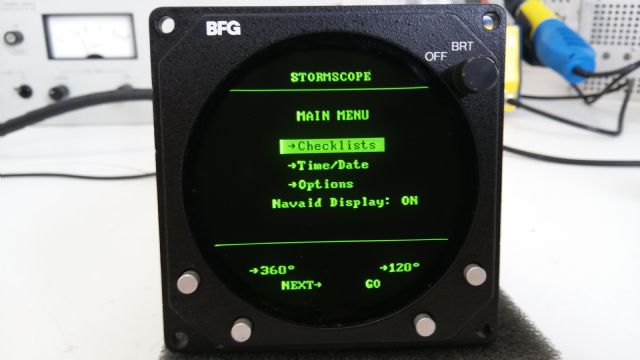 78-8060-5900-8 INDICADOR STORMSCOPE WX1000 - BFG