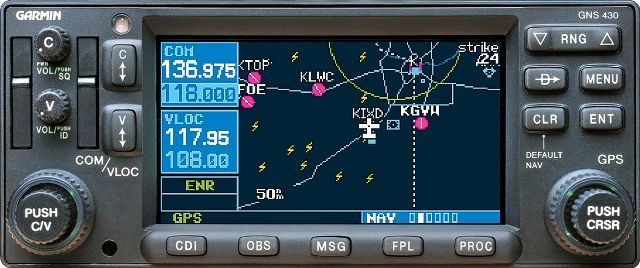 RADIO E GPS - GARMIM GNS430