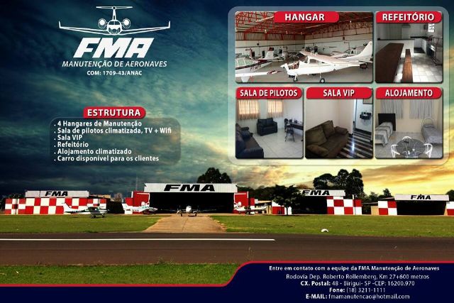 FMA MANUTENÇÃO DE AERONAVES - CESSNA EMBRAER PIPER BEECHCRAFT LYCOMING CONTINENTAL MOTORS